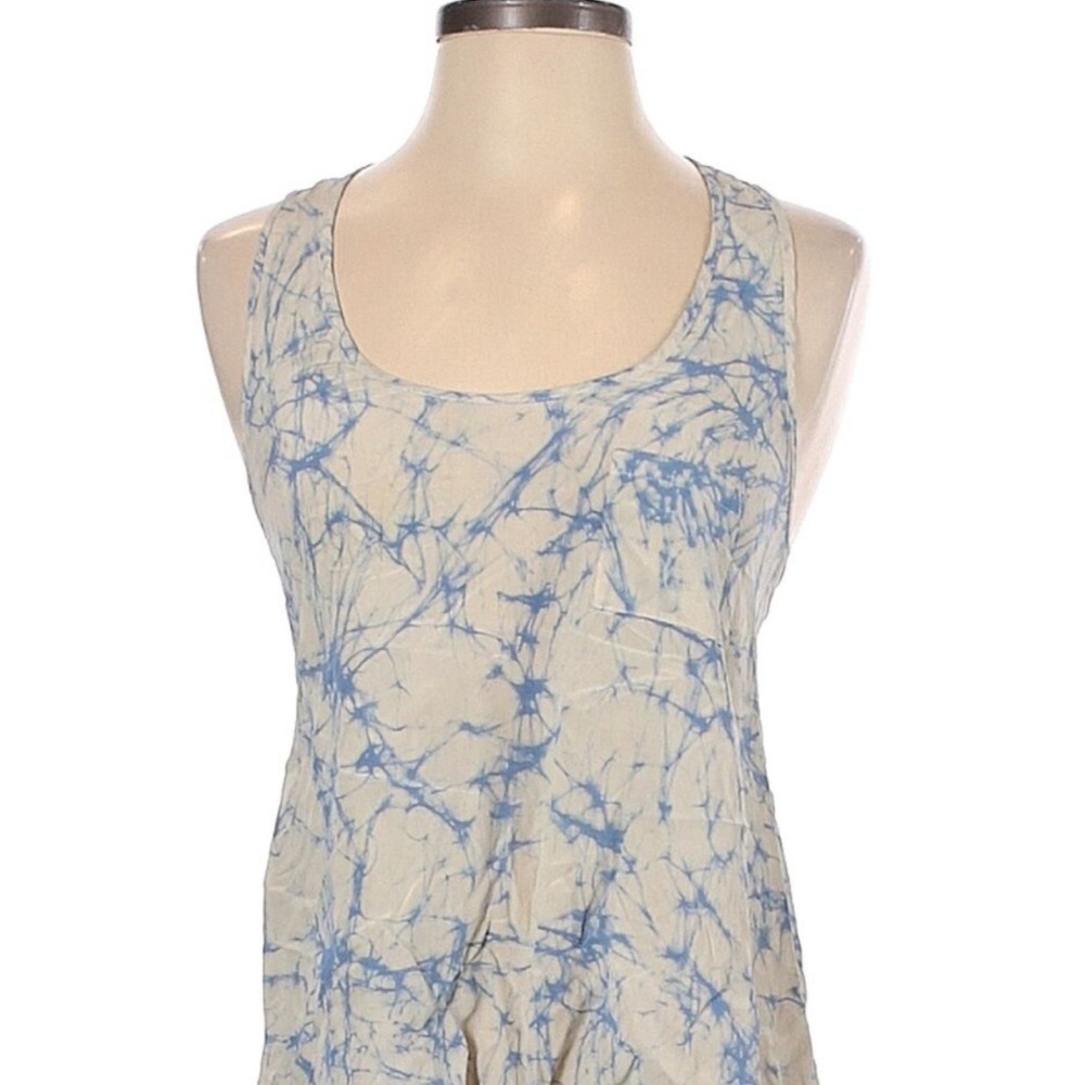 Charlie Jade Women Ivory Sleeveless Silk Dress